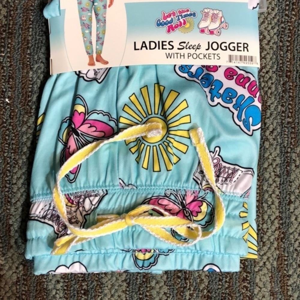 NWT Let The Good Times Roll Women’s And Women’s Plus Sleep Joggers